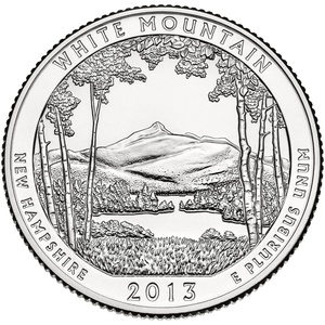 2013 Quarter - P - White Mountain reverse